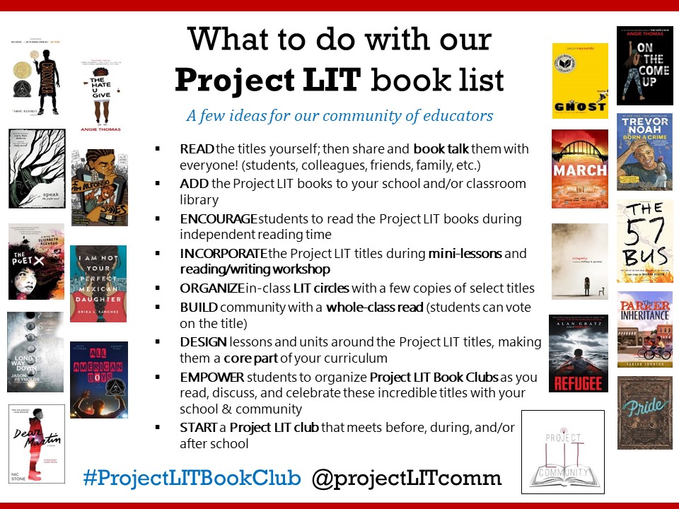 What to do with Project LIT book list